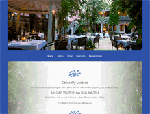 Tablet Screenshot of cafe-matisse.com
